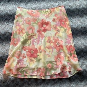Vintage floral skirt